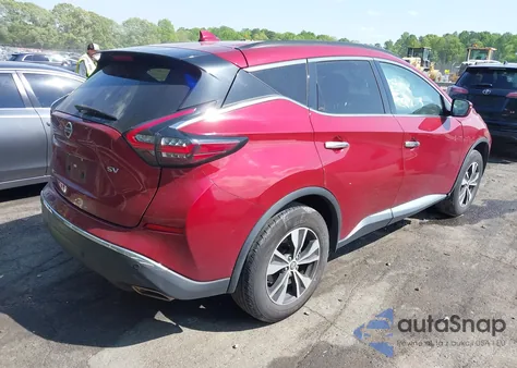 2020 Nissan Murano Sv Fwd from USA, damaged, VIN 5N1AZ2BJ8LN106291